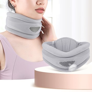 大友los2264新款脖套頸托辦公室前傾防低頭家用透氣圍脖套可調節支撐護頸