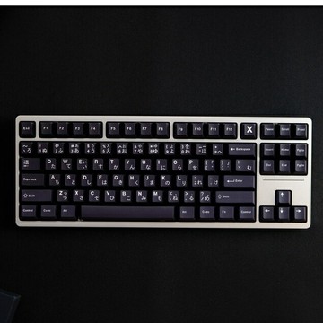 Gmk Black Wob 鍵帽,129 鍵 PBT 鍵帽 Cherry Profile DYE-SUB 個性化 GMK