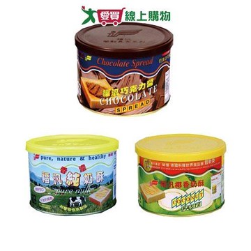 福汎調味醬系列(椰香奶酥/巧克力醬/純奶酥)(380-500g/罐)【愛買】