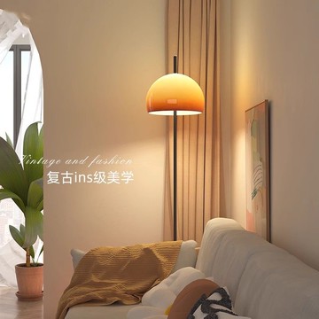 免運 可開發票 立燈/落地燈  中古vintage復古蘑菇落地燈客廳氛圍沙發旁臺燈立式臥室床頭高級 台灣公司貨 全網最低價 快速出貨