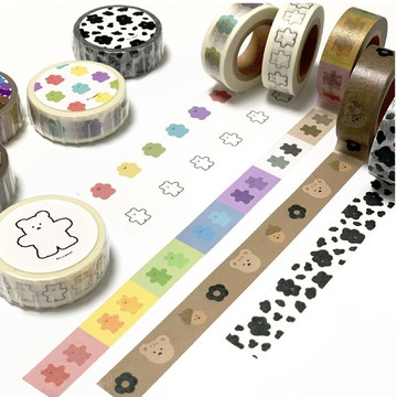 Chanibear 熊熊和紙膠帶（共 10 款）