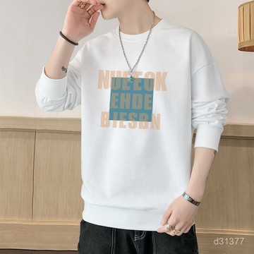 國中生上衣 圓領衛衣 百搭上衣 加絨加厚衛衣 長袖大學T 潮流大學t 顯瘦上衣 韓版上衣 美式高街 大尺碼衛衣