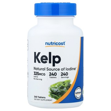 Nutricost, 海帶，325 微克，240 片