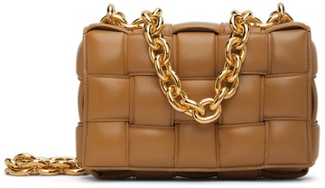 Bottega Veneta 黄褐色 Chain Cassette 单肩包