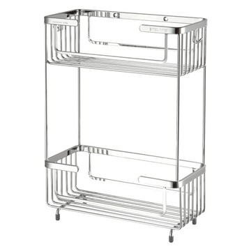 DAY&DAY 日日家居 雙層抽取式衛生紙架 ST3208A-2 #304 不鏽鋼 W280 x D120 x H365 MM  銀色  1個