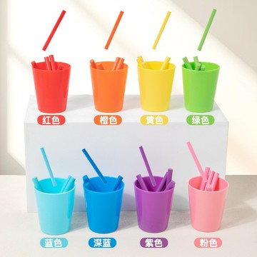 顏色分類算數套杯 幼兒園早教玩具 親子益智玩具 算數棒 寶寶配對認知教具