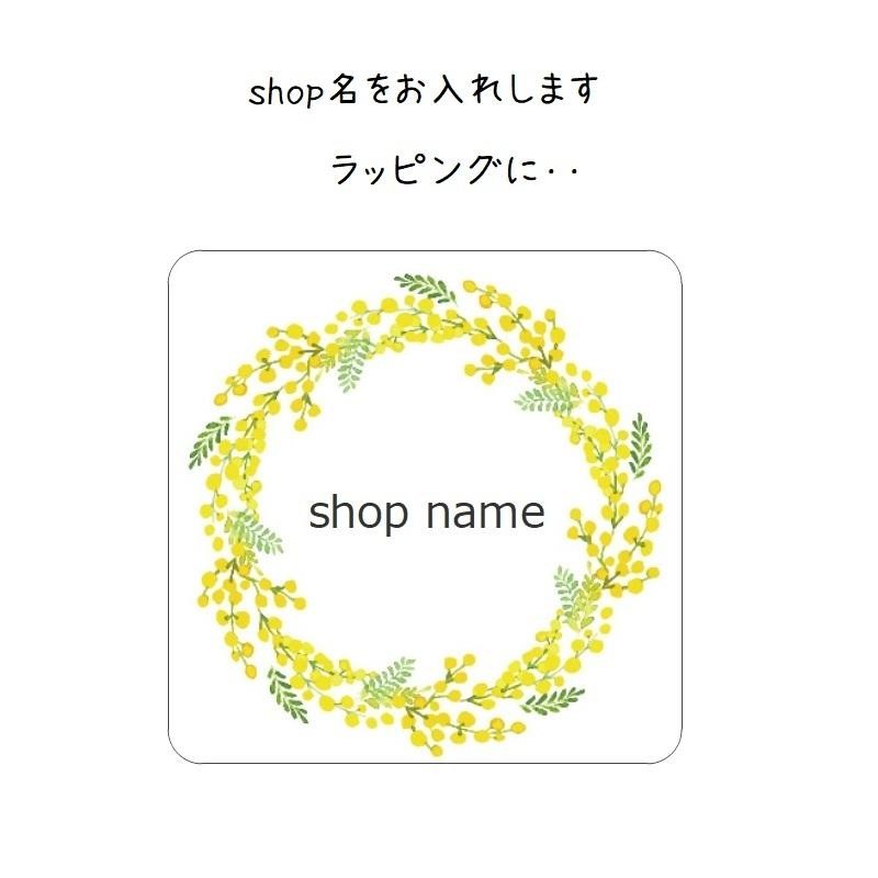 SHOP名入れ】SHOPシール オリジナルお店シール 3cm正方形40枚 NO.747