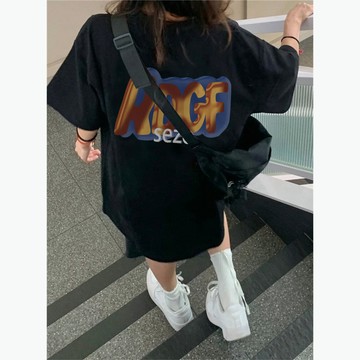 【林木木】100%純棉 短袖上衣 運動上衣 短袖 t恤 oversize t恤 ins 風 女生衣服 短袖t恤 純棉 t