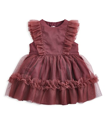 曲舞芭蕾-無袖洋裝12-18m