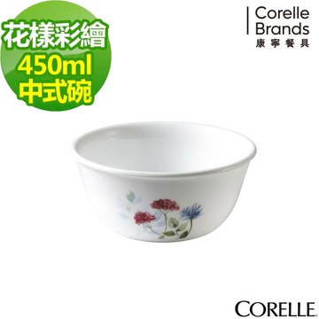 【美國康寧】CORELLE 花漾彩繪-450ml中碗