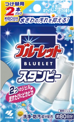 Kobayashi Pharmaceutical blue toilet Stan copy wearing scent of 56g Whitey over Soap Refill