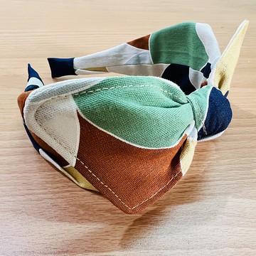 MOYA 寬版手工髮箍 彩色魚鱗