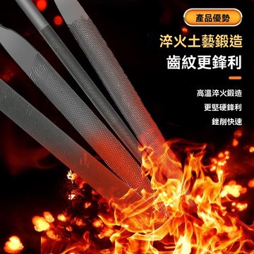 99免運⭐臺灣出貨🌛銼刀整形什錦銼什錦套裝平板小挫三角半圓圓銼木工金屬打磨手工銼 什錦銼刀 電鍍 合金 金屬打磨 石銼刀