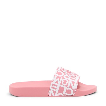 Moncler - Pink Rubber Logo Flats