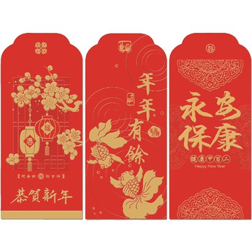 多福加大紅包袋 (款式隨機出貨)