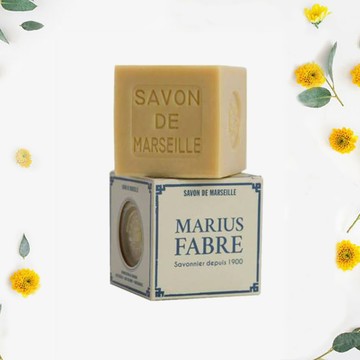 Marius Fabre 法鉑葵花籽油經典馬賽皂 400g (復古盒裝) [效期：2028/2/1]