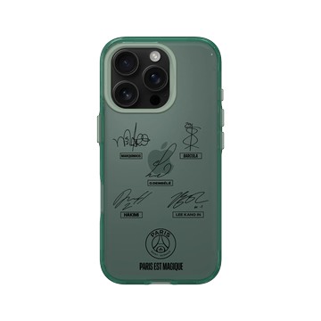 iPhone 16 Pro Clear 憂墨綠 - PSG - PSG Signatures black