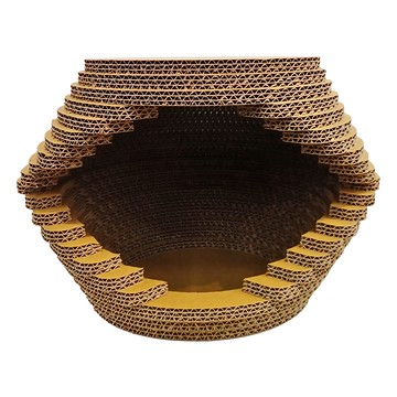 寵物夢工廠 台灣製貓抓板  愛斯基摩雪屋  1個  45 x 39 x 31cm