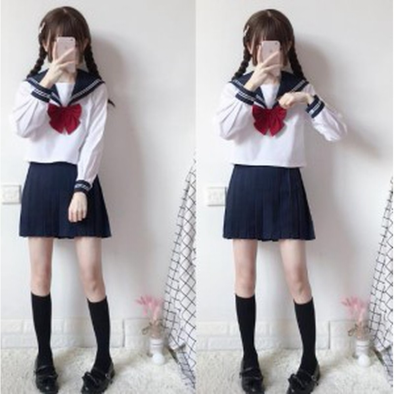 日系コスプレ長袖短袖セーラー服 Jk学生制服 コスプレセーラー ミニスカートハロウィン セットアップ コスプレ衣装 通販 Lineポイント最大1 0 Get Lineショッピング