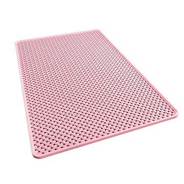 小麥購物 浴室防滑地墊 L578  粉色  1個  70 x 36cm