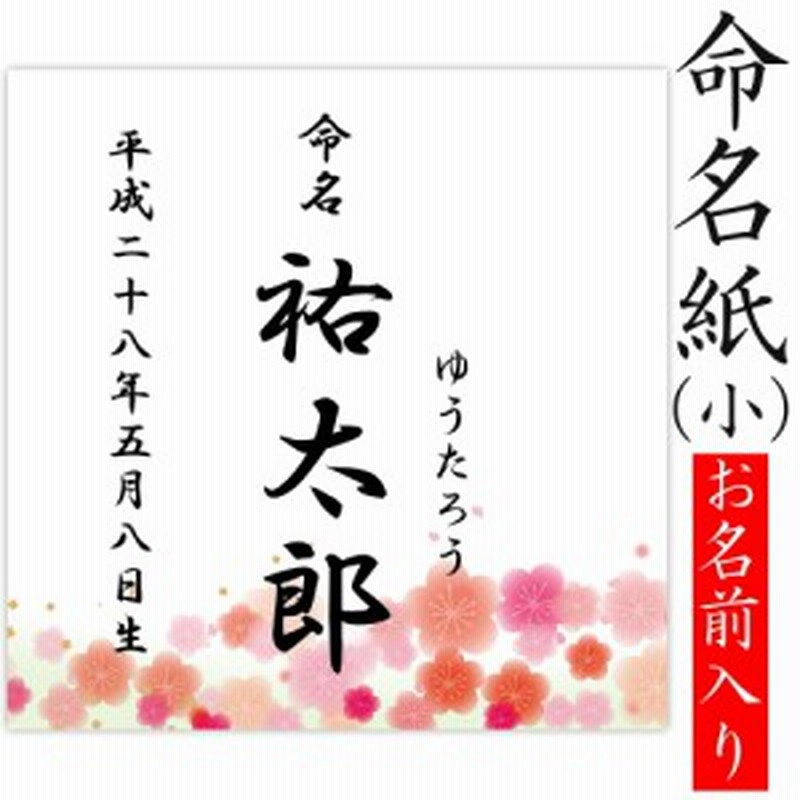 デザイン命名紙 梅 命名書台紙 小 専用 赤ちゃん 命名書 命名紙 かわいい 通販 Lineポイント最大1 0 Get Lineショッピング