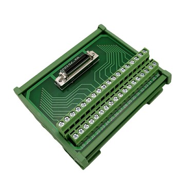 SCSI36-TB CN型36芯伺服驅動器中繼端子臺端子板 轉接板配1米線纜