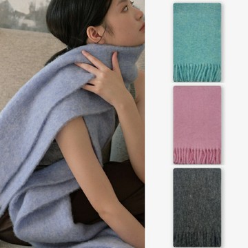 【巴黎精品】現貨+預購針織圍巾圍脖圍冷氣房披肩秋冬保暖加絨加厚磅休閒生日禮物-加厚夾花流蘇11色a1ls41