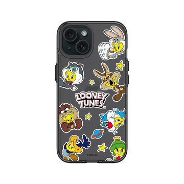 iPhone 15 Clear 酷墨灰 - 樂一通 Looney Tunes - 崔弟玩偶裝