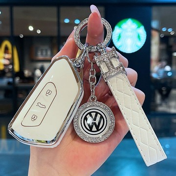 ✨福斯簡約鑰匙套 Vw鑰匙殼 Tiguan GOLF POLO T-Cross Touran 鑰匙套 tpu鑰匙包