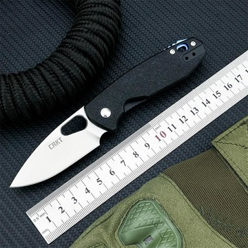 【原野】熱銷刀具CRKT 5390折刀戶外露營便攜摺疊刀G10手柄高硬度折刀