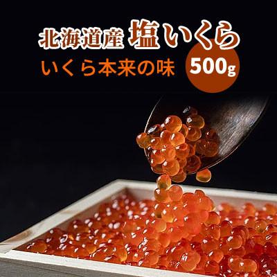 ふるさと納税 標津町 北海道産塩いくら 500g×1