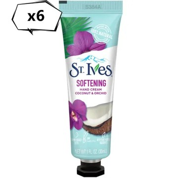 ST.Ives 聖艾弗 保濕護手霜--椰子+蘭花(30ml)*6
