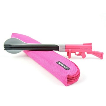 【來福筷】交換禮物/環保筷/筷子/餐具/筷架-都會復古款 魅力紅