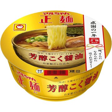 【盒裝】Maruchan正麵 醬油杯麵 111g(12個裝)
