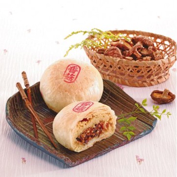 【聯翔餅店】香菇素餅 全素綠豆椪 (6至12入/盒)