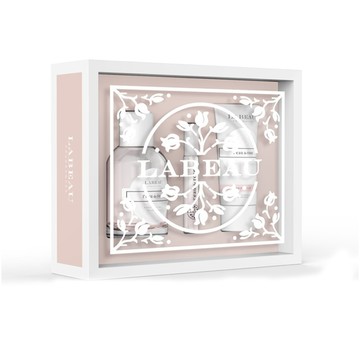 LABEAU 純淨花園玫瑰淡香水禮盒II (Rose)【淡香水100ml+淡香水7.5ml+沐浴膠100ml】