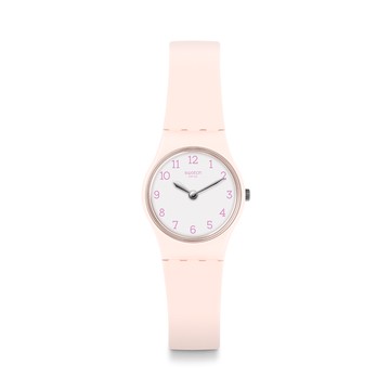 Swatch PINKBELLE 經典手錶/考試錶/無秒針/女錶/瑞士製造 LP150 (25mm)【官方旗艦店】