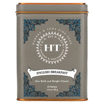 Harney & Sons, HT 混合茶，英式早餐，20 茶包，1.4 盎司（40 克）