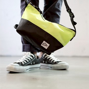 Drifter｜防潑水三用小型隨行單肩包 (螢光黃+純然黑)