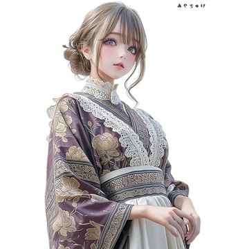 【9 月新作】07-143-0352 人物貼紙 幻想復古浪漫咖啡廳