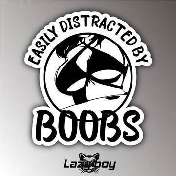 漫畫泳裝少女Boobs 車貼 貼紙 防水貼紙 行李箱貼紙 安全帽貼紙 筆電貼紙 反光貼紙 汽車貼紙 機車貼紙