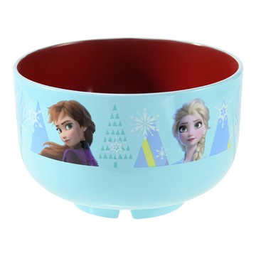 YAXELL DISNEY 銀離子塑膠碗  冰雪奇緣 藍色  1個