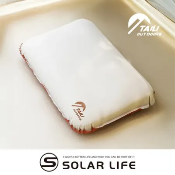 TAILI太力 3D海綿自動充氣枕頭.露營充氣枕 TPU睡枕 戶外枕頭 旅行枕靠枕 辦公室午睡枕