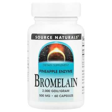 Source Naturals, 菠蘿蛋白酶，500 毫克，60 粒膠囊