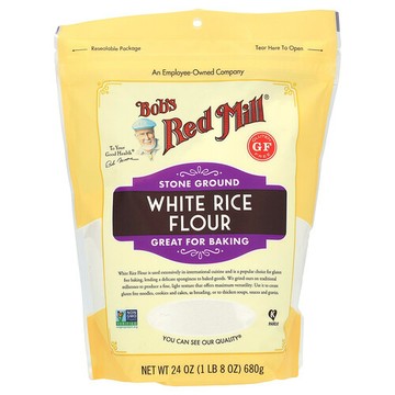 Bob's Red Mill, 白米粉，24 盎司（680 克）