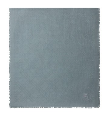 Burberry Wool-Silk Wide Check Scarf