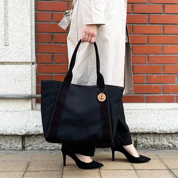 日常托特包 M 黑色