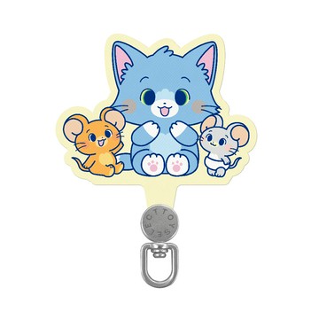 【TOYSELECT】湯姆貓與傑利鼠GOKKO-好朋友旋轉手機掛片/夾片