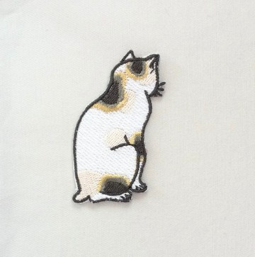 刺繡貼布■披貓皮■歌川國芳