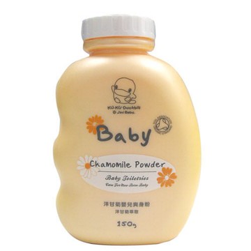KU KU 酷咕鴨 洋甘菊嬰兒爽身粉(150g)【悅兒園婦幼生活館】